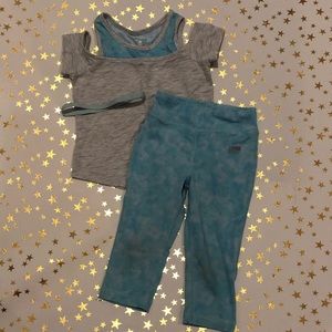 Girls' Toddler Active Capri Set with Headband